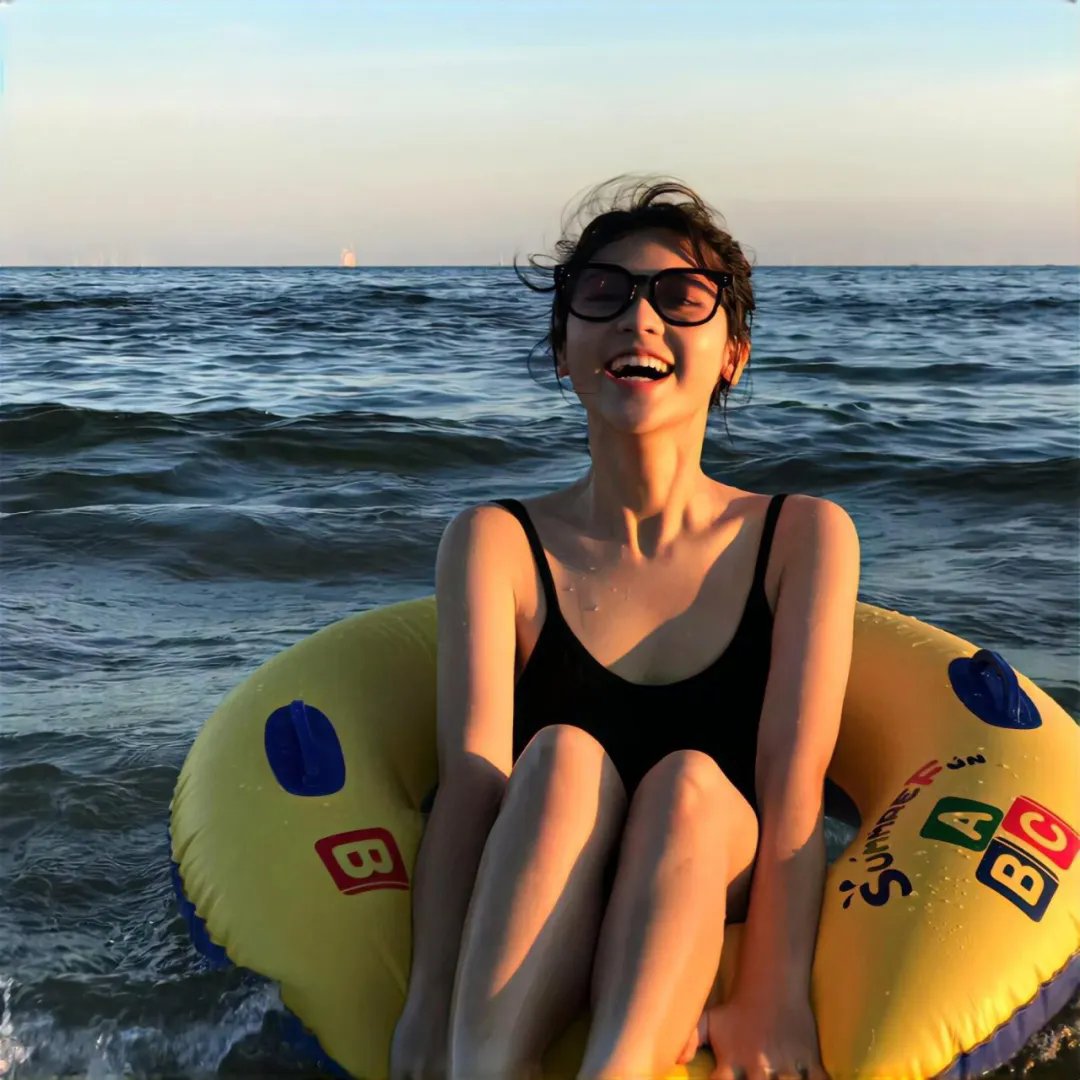 姑娘， 望着我